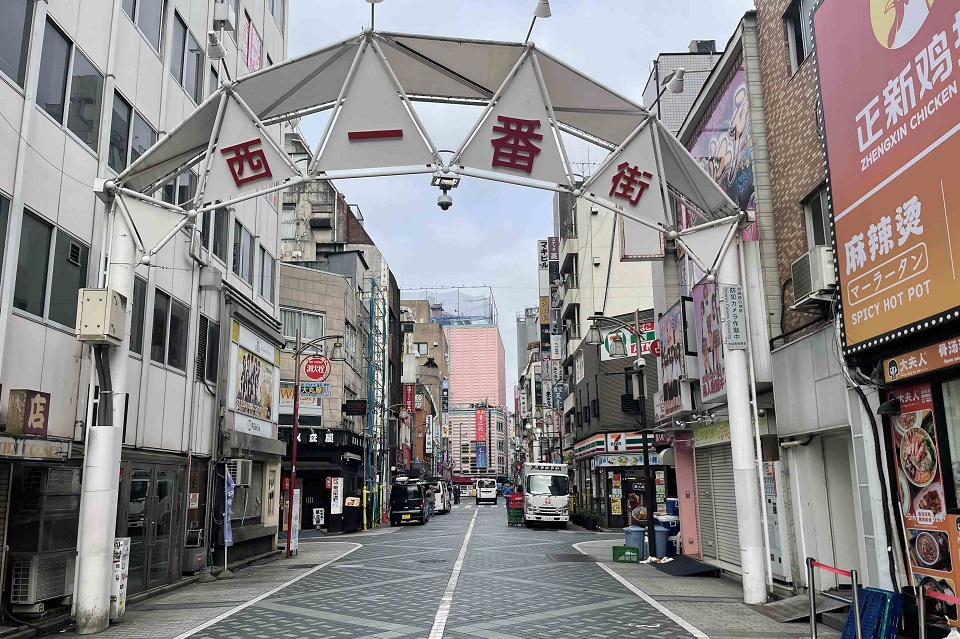 ふくろ祭り会場 四商店街通り