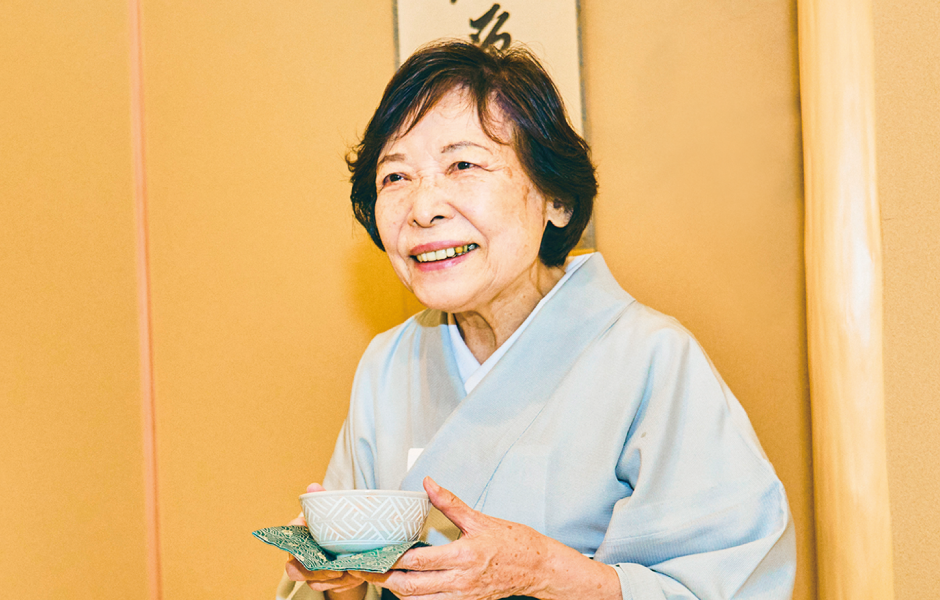 豊島区茶道華道文化連盟 松村喜久子さん