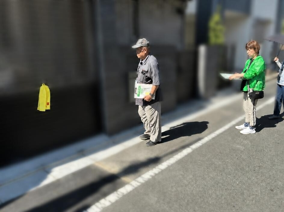 安否確認訓練の様子
